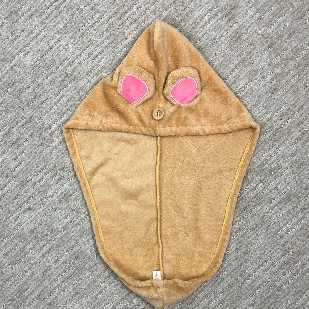 The Creme Shop Towel Hair Wrap Quick Dry Microfiber Beary Cute